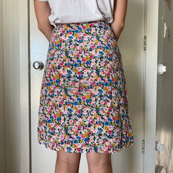 Vintage floral midi skirt - Picture 3 of 7